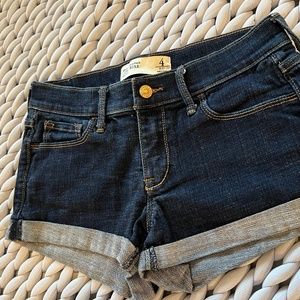 Low Waisted Abercrombie and Fitch Denim Shorts